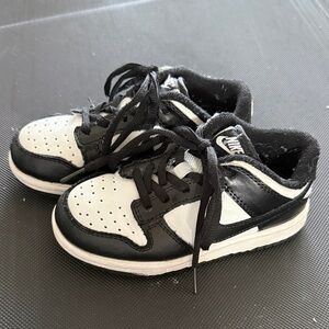 Nike Kids Black and White Sneakers